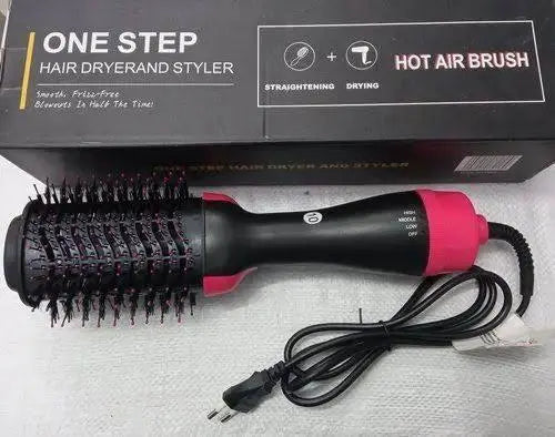 3‑in‑1 Hair Dryer with Comb, Hair Straightener & Curler for Easy Styling AetherNest